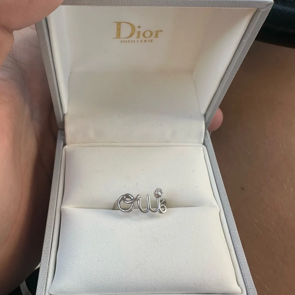 Dior ring on 14k gold and 0.1c diamond - Picture 6 of 6